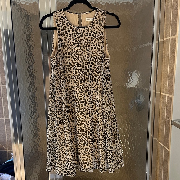 Calvin Klein Dresses & Skirts - Calvin Klein Animal Print Sleeveless Dress